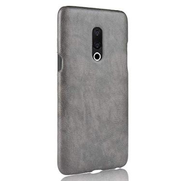 Imagem de Capa para MEIZU 15 Plus, capa para celular, proteção robusta 360° protege seu telefone, capa de couro granulado, capa para MEIZU 15 Plus