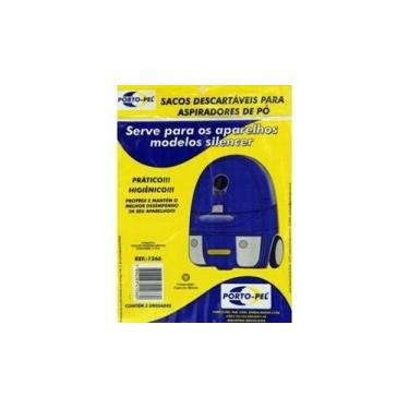 Imagem de Saco Para Aspirador De Pó Modelo Silencer C/3 Und - Porto Pel