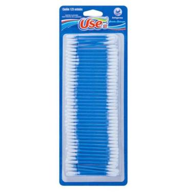 Imagem de Hastes Flexíveis com Pontas de Algodão Antigerme Cotonete Use It 120 U