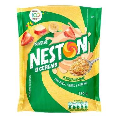 Imagem de Cereal Neston 3 Cereais 210g - Embalagem com 12 Unidades - Nestlé