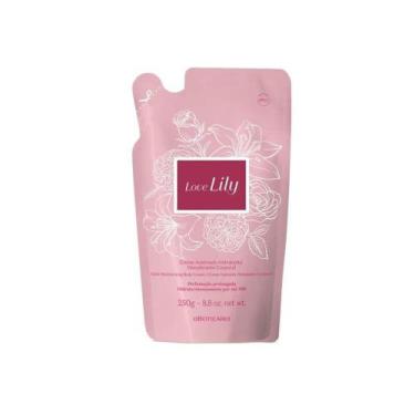 Imagem de Refil Creme Acetinado Hidratante Corporal Love Lily 250g - O Boticário