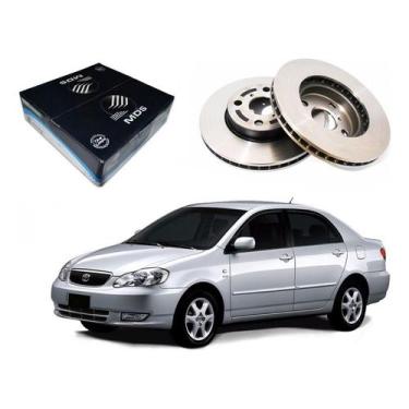 Imagem de Disco Freio Dianteiro Corolla 1.6 1.8 2003 A 2008 - MDS