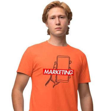 Imagem de Camisa Camiseta Masculina Estampada Supreme Marketing 100% Algodão Fio