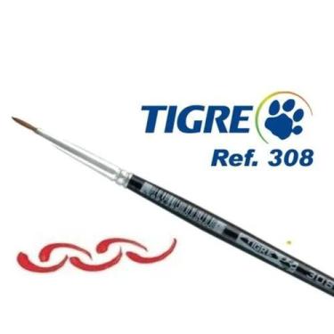 Imagem de Pincel Tigre 308 - Redondo, 02