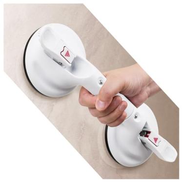 Imagem de Barras de apoio para banheiras e chuveiros, barras de sucção de segurança atualizadas de 37 cm para chuveiro, instalação sem ferramentas para parede de banheiro, alças de chuveiro para idosos com