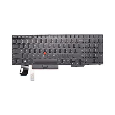 Imagem de Novo teclado de substituição para Lenovo IBM ThinkPad E580 E585 E590 E595 L580 L590 T590 P52 P72 P53 P73 01YP680 SN20P34095 retroiluminado