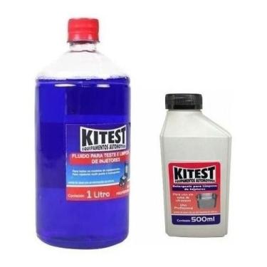 Imagem de Kit Fluido E Detergente Para Máquina Limpeza De Bico Kitest
