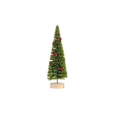 Imagem de Enfeite Mini Árvore  Natal com Bolinhas Natalina 24cm - Magizi