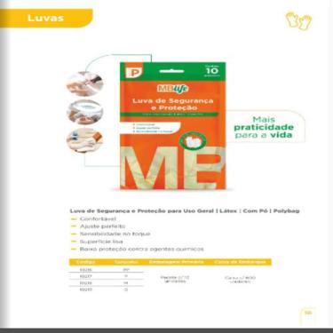 Imagem de Luva Latex Nao Saúde Polybag Tam Pp C/10 Mb Life - Medix, P