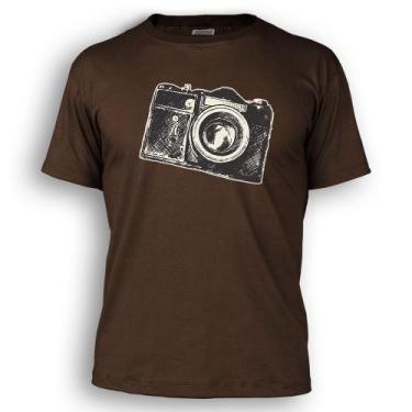 Imagem de Camiseta  - Câmera Fotográfica - DASANTIGAS, Nutmeg, Nutmeg, XG
