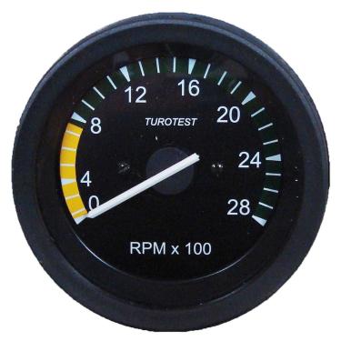 Imagem de Tacometro 12v 85mm Universal 1200 Rpm Tu301236