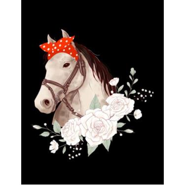 Imagem de Horse Lover Equestrian Gifts For Teen Girls Horse Print: Notebook 8.5"x11"