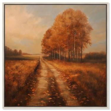 Imagem de Art Remedy Sundown Serenity Canvas Vintage Landscapes, moldura prata, 50,8 cm x 50,8 cm