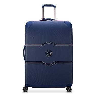 Imagem de DELSEY Paris Mochila Chatelet Hardside 2.0 com rodas giratórias, azul marinho, grande 61 cm, sem freio
