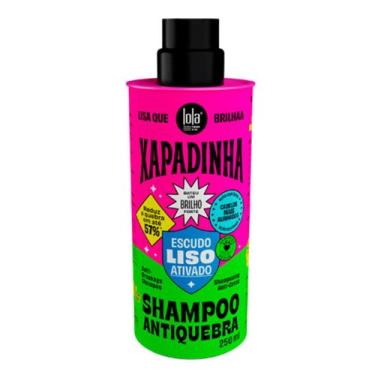 Imagem de Shampoo Antiquebra Lola Cosmetics Escudo Liso Ativado Xapadinha 250ml