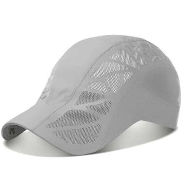 Imagem de Boné Masculino Sportwear Dry Fit Em Malha Premium Cinza - Cap Mm