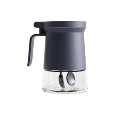 Imagem de Açucareiro E Saleiro Pote Tempero Condimentos De Vidro 350ml - Caetano
