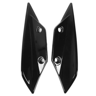 Imagem de 1 par de Spoiler Frontal Preto Brilhante Painel de Carenagem Proteção Forte, Resistente e Alta Resistência para S1000RR 2009 a 2014, Fácil de Instalar