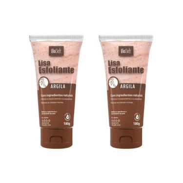 Imagem de Creme Esfoliante Soft hair 180g Biosoft Argila - Kit C/ 2un