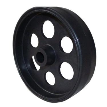 Imagem de Roda Plástica Polipropileno P/ Carrinho Carga (PAR) - Suporte Gpf