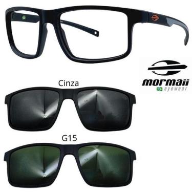 Imagem de Oculos Mormaii 6127 Swap 5 APJ com 2 Clipons - Escolha a Cor, Cinza, G