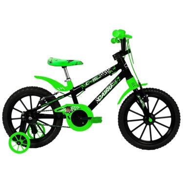 Imagem de Bic ARO16 Cairu C-16 PRO MTB ABS MASC - 320234 Preto / Verde