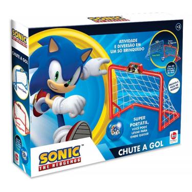 Imagem de Chute a Gol Sonic com Bola e 2 Mini Traves 3557 - Lider