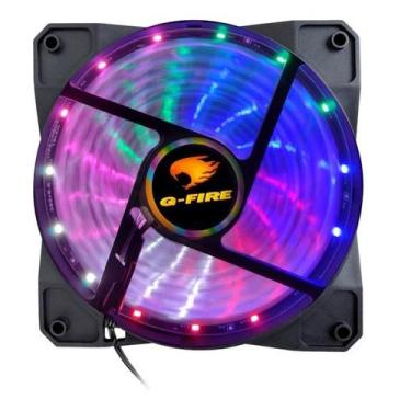 Imagem de Cooler de Gabinete Fan Ew1712M G-Fire Multicolor 12Cm
