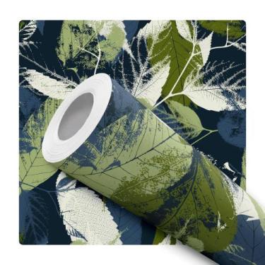 Imagem de Papel De Parede Vinílico Xadrez Azul Quarto               - Deliquadro