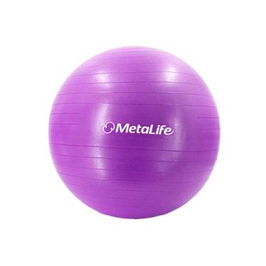 Imagem de Bola Suiça de Pilates 75cm Anti Estouro - Metalife