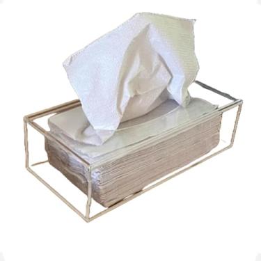 Imagem de 123 organizei, Caixa Porta Lenços Máscaras Papel Acrílico Cristal 19X13X7