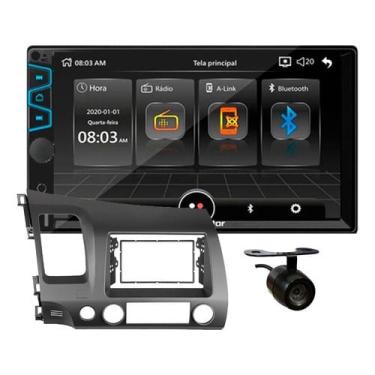 Imagem de Kit multimidia MP5 roadstar 7 pol câmera de ré honda civic 2007 A 2011