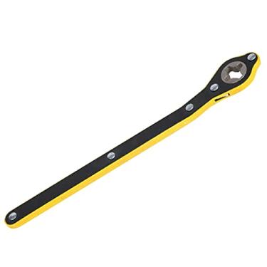 Imagem de Chave catraca para carro, chave catraca com alça longa para macaco de tesoura, ferramenta portátil para viagem, remoção de pneu de roda, reparo de carro, motocicleta, caminhão, SUV
