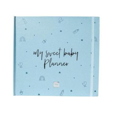 Imagem de My Sweet Baby Planner Agenda Completa Cuidados Infantis Azul - Wonder 