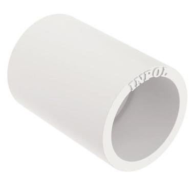 Imagem de Luva Pvc Branca 3/4" Sem Rosca Inpol, BRANCO