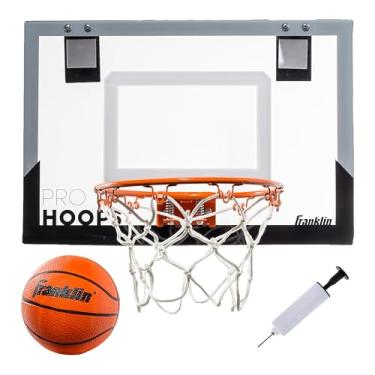 Imagem de Franklin Sports Mini argola de basquete 54132X Over The Door – Aprovado por Slam Dunk – Resistente a quebra – Acessórios incluídos, Cor: null