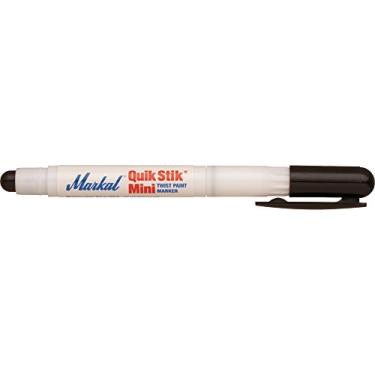 Imagem de Markal 61129- Quik Stik Mini marcador de tinta sólida, perfeito para madeira, metal, marcação e construção de pneus, marcas em qualquer superfície molhada, lisa, áspera ou quente, cor preta (pacote