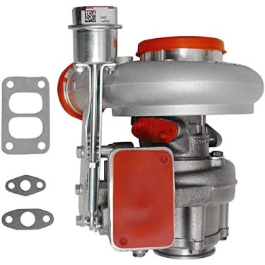 Imagem de BLACKHORSE-RACING Turbocompressor Diesel HX35 HX35W Turbo Charger com turbina interna Wastegate compatível com Dodge Ram 2500 3500 5.9L Truck 6BT Cummins Engine 1999 2000 2001 2002 (3592766)