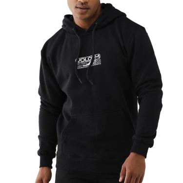 Imagem de Moletom Canguru Volcom Out There Preto-Masculino