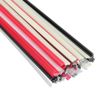 Imagem de YELARXI Hastes de solda de plástico, ABS de 9,8 polegadas, PVC, PE, haste de solda de polipropileno de alta resistência à prova d'água para reparar para-choques de plástico, caiaques, para-choques