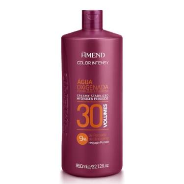 Imagem de Água Oxigenada Cremosa Amend Color Intensy, Descolore E Auxilia No Tingimento Dos Cabelos, Uso Profissional, Promover A Oxidação Nos Processos De Coloração Ou Descoloração (30 Volumes, 950ml)