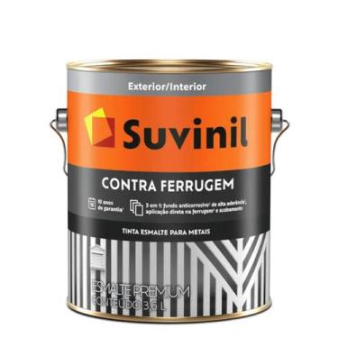 Imagem de Suvinil Esm. C. Ferrugem BR 3,6L Preto - 100393