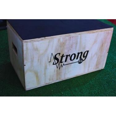 Imagem de Jump Box 12 CROSS (33,5cm x 57cm x33cm)(caixote de Salto) - Strongfit