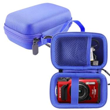 Imagem de WERJIA Estojo Rígido Para Câmera Digital Olympus Tough Tg-7/Tg-6/Tg-5/Tg-4 (Azul)