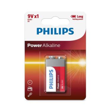 Imagem de Bateria Philips Alcalina 9V 6LR61