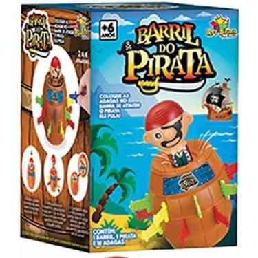 Imagem de Kit Jogo Pula Pirata Barril + Jogo Pinguim Quebra Gelo