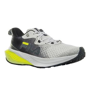Imagem de Tênis Fila Racer Spider Masculino Branco Preto e Verde, Cor: Branco/preto, Tamanho: 38