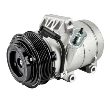 Imagem de Torchbeam Compressor de ar condicionado automotivo 68669 AC com embreagem compatível com Ford Fusion 2006-2012 e Lincoln MKZ 2010, Zephyr 2006 e Mercury Milan 2006-2011 substitui # 8E5Z19703C, CO