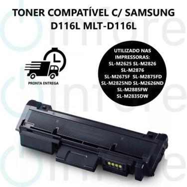 Imagem de Toner Compatível MLT-D116L D116 M2885 M2825 M2875