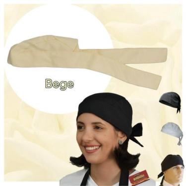 Imagem de Bandanas de cozinheiro Touca Proteção e estilo na cozinha - NoBrand, C